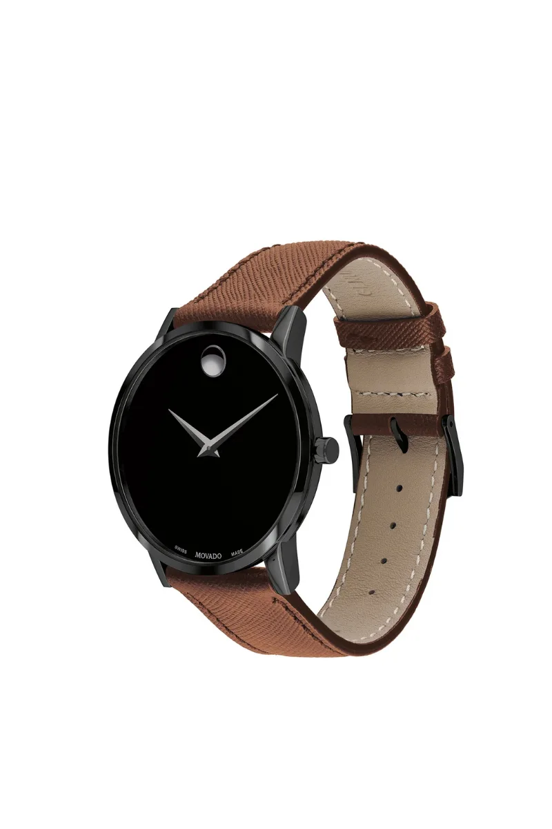 Obsidian Vintage Leather Watch | Leather Strap Watches